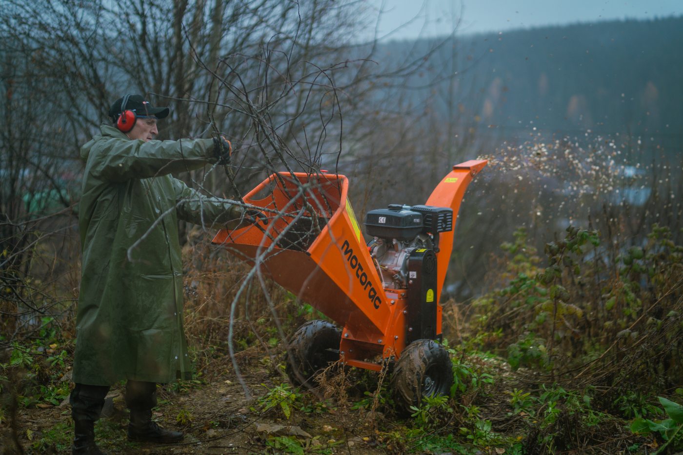 SHR-420 MOTORAC Измельчитель веток (бензин)
