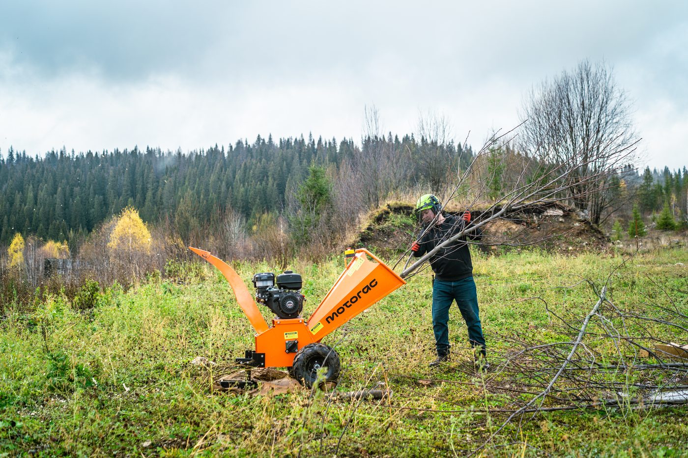 SHR-420 MOTORAC Измельчитель веток (бензин)