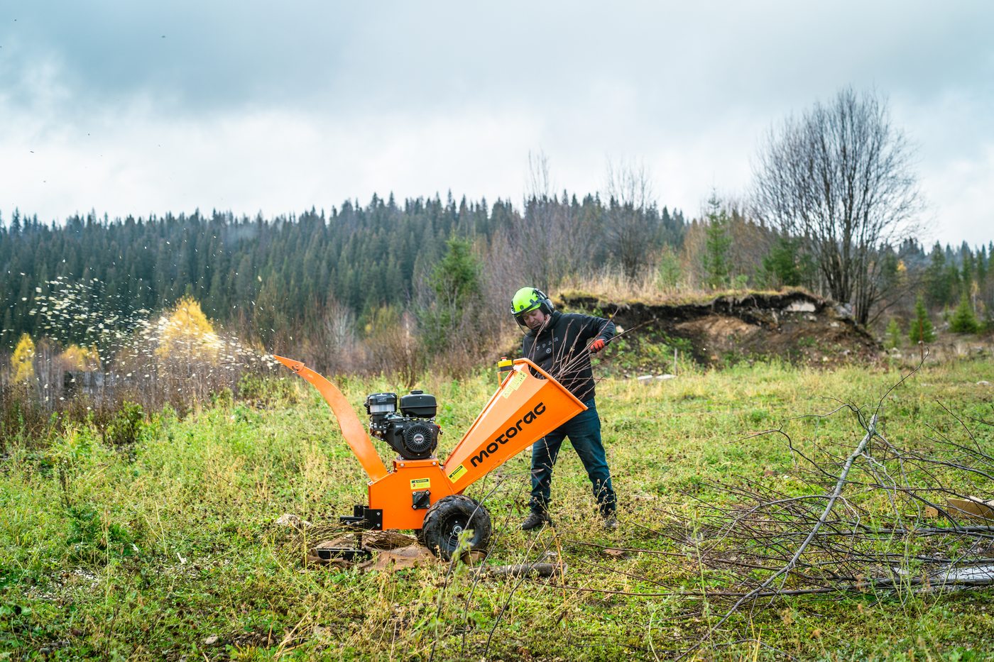 SHR-420 MOTORAC Измельчитель веток (бензин)